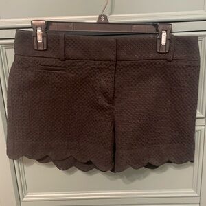 Ann Taylor Loft scalloped shorts.